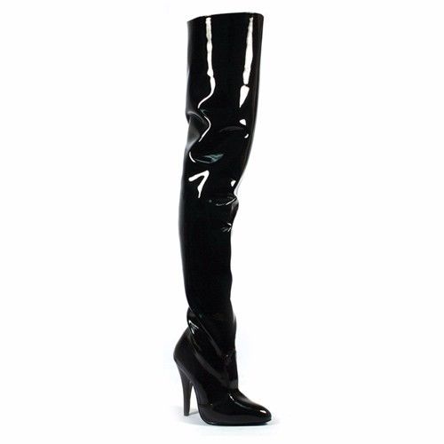 PLEASER Seduce-3010 Sexy Stripper Dancer Thigh High Boots Stiletto Heels Sz 5-15 - A Shoe Addiction