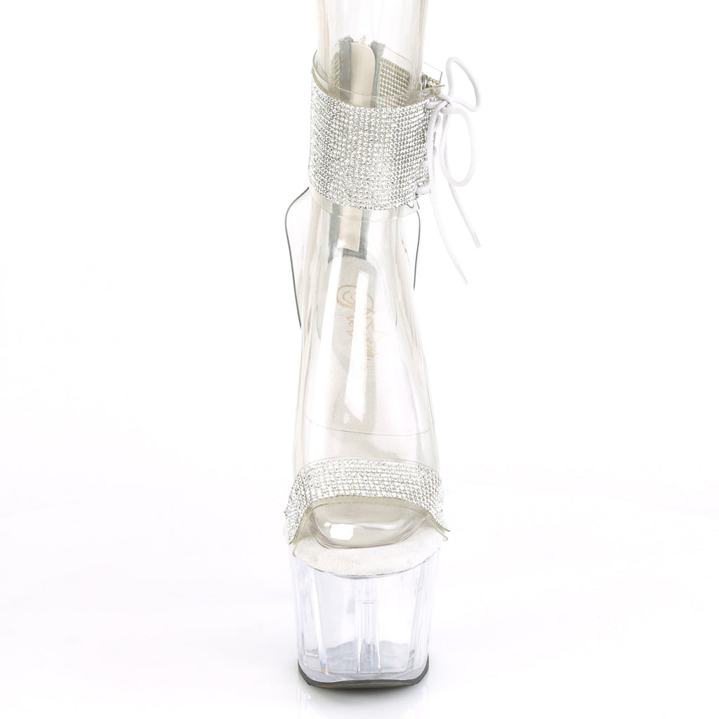 ADORE-727RS - Clear-Silver/Clear Heels