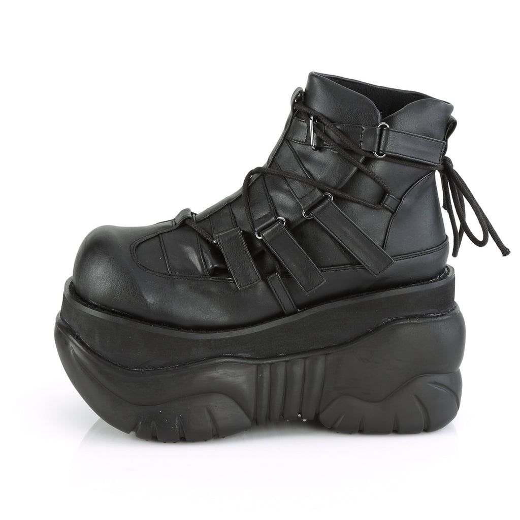 DEMONIA Boxer-13 Men's Unisex Goth Rocker Cyber Platforms Sneakers Shoes Boots - A Shoe Addiction