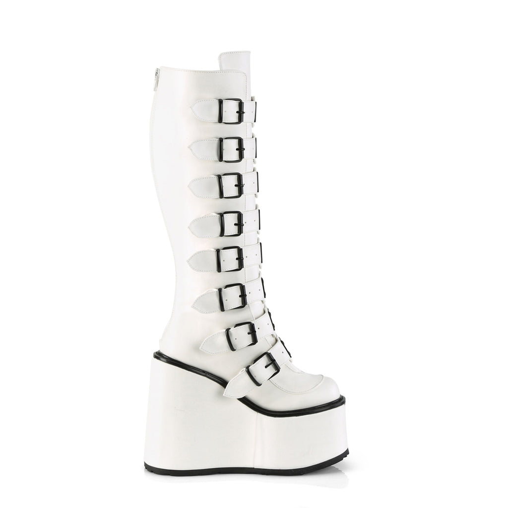 SWING-815 - Wht Vegan Leather