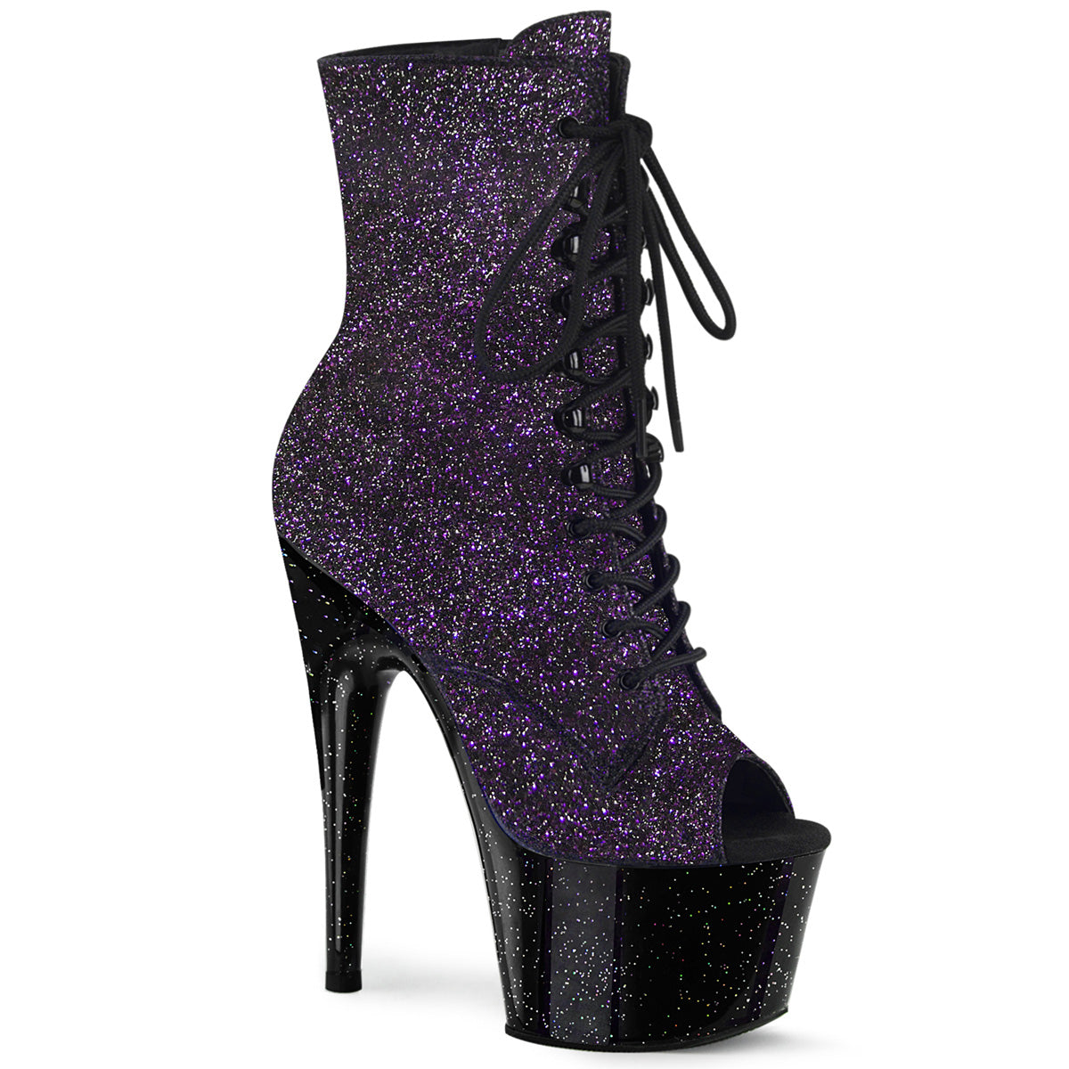 ADORE-1021MG-Purple Glitter/Blk