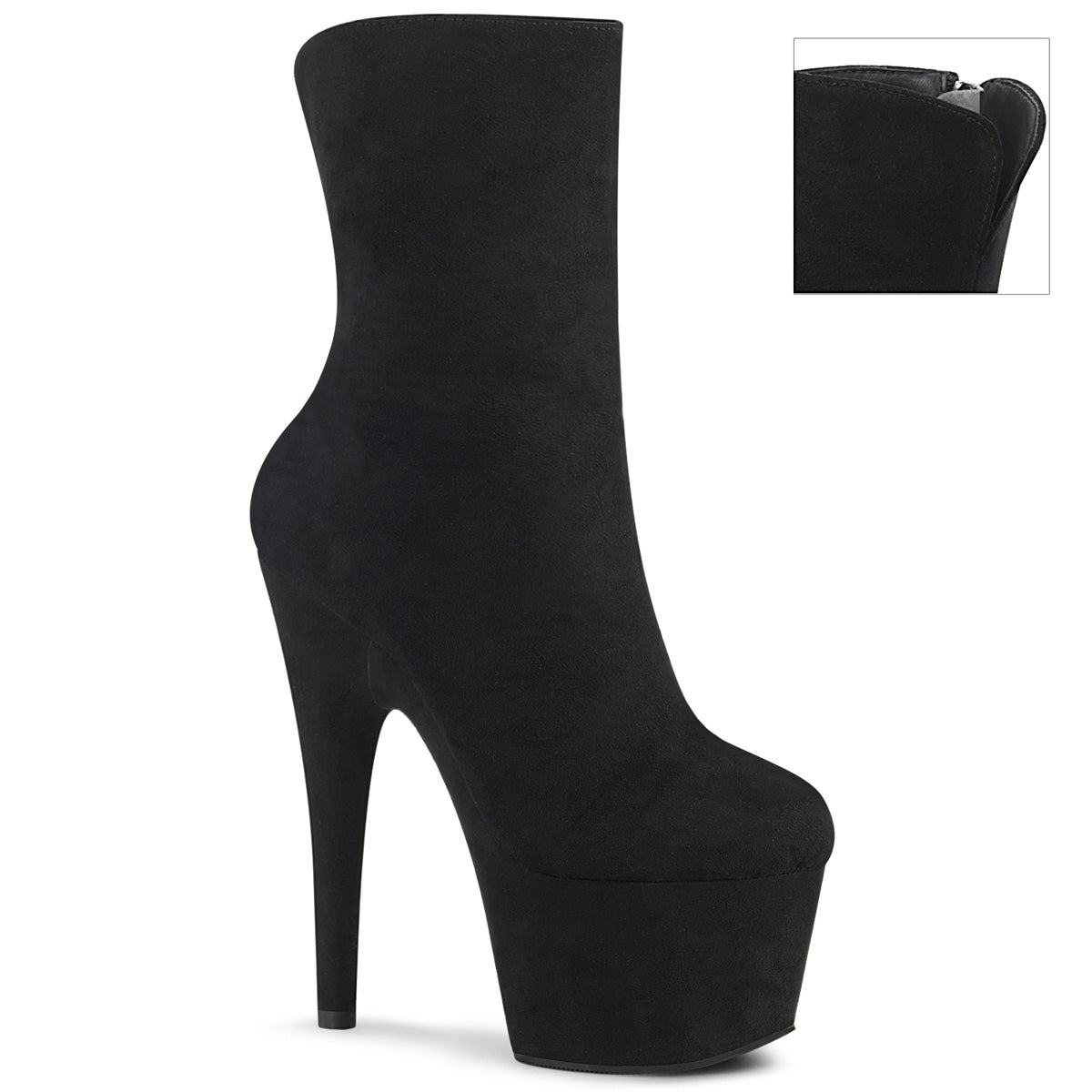 ADORE-1042-Blk Faux Suede/Blk Faux Suede