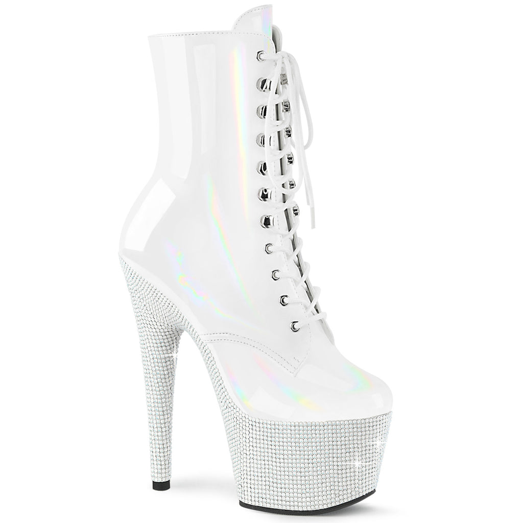 BEJEWELED-1020-7 - Wht Holo Pat/Wht RS