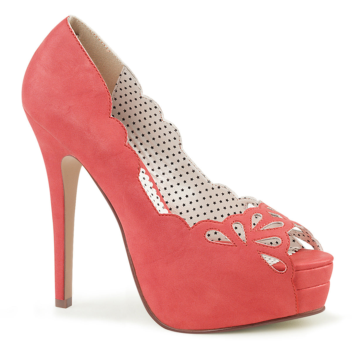 BELLA-30 - Coral Faux Leather