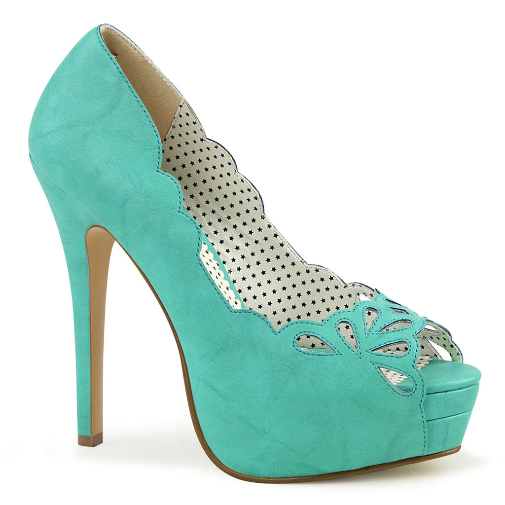 BELLA-30 - Teal Faux Leather