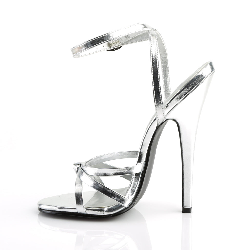 DOMINA-108 - Silver Metallic Pu