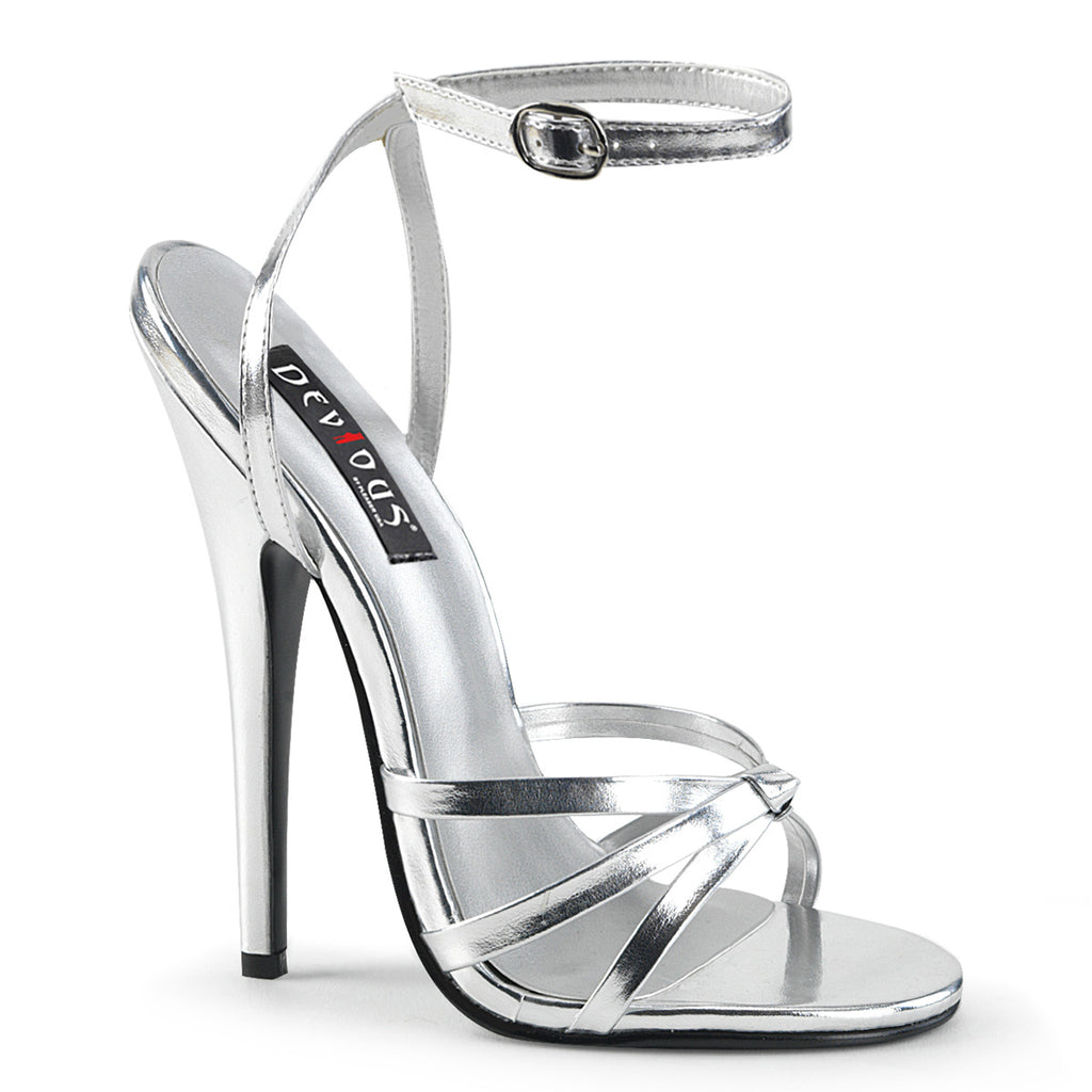 DOMINA-108 - Silver Metallic Pu