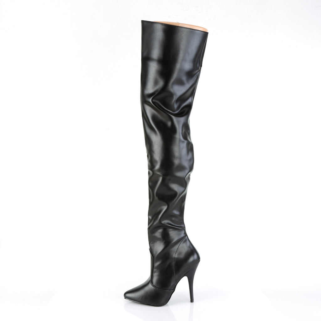 SEDUCE-3010 - Blk Faux Leather