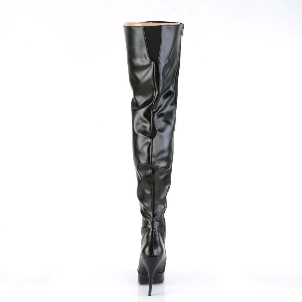 SEDUCE-3010 - Blk Faux Leather