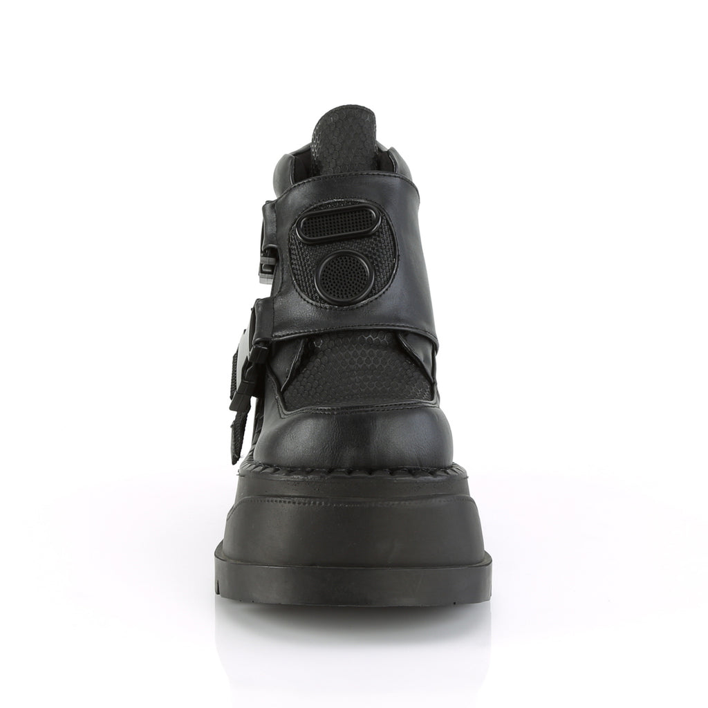 STOMP-15 - Blk Vegan Leather