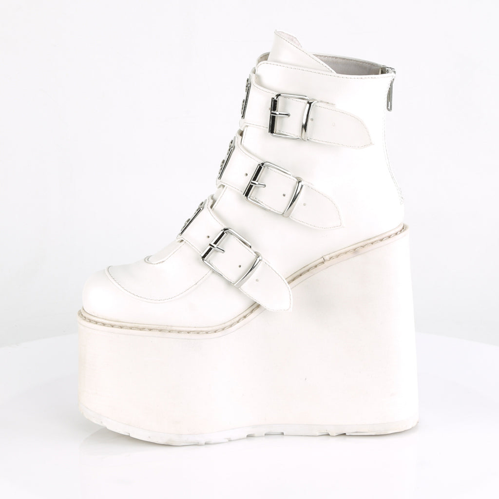 SWING-105 - White Vegan Leather