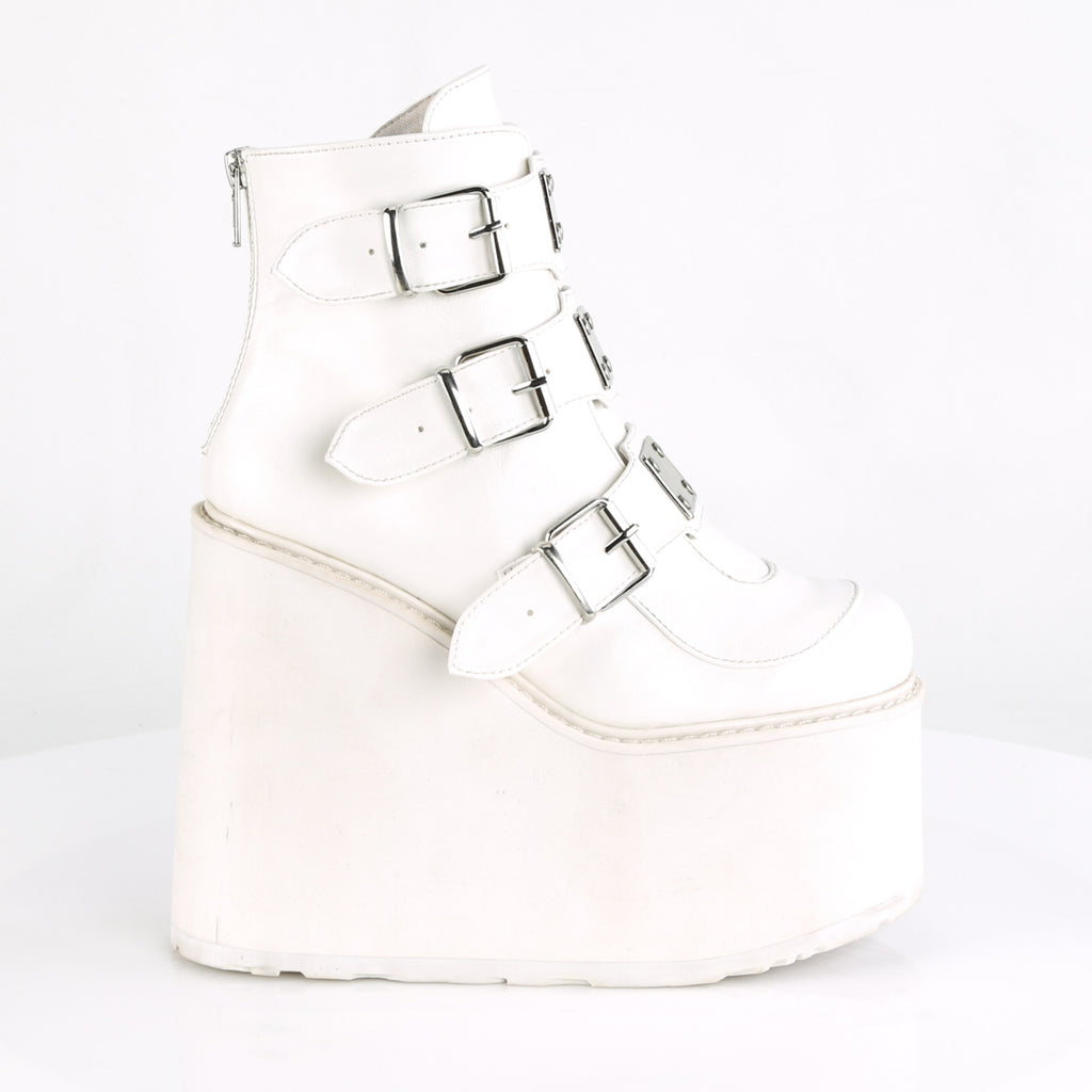 SWING-105 - White Vegan Leather