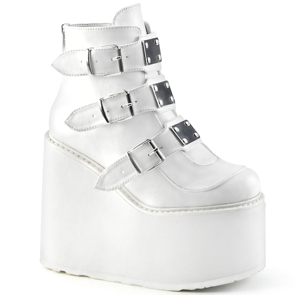 SWING-105 - White Vegan Leather