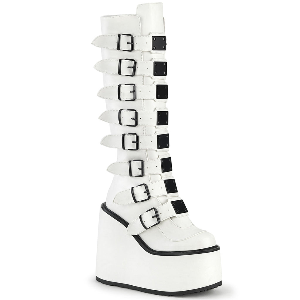 SWING-815 - Wht Vegan Leather